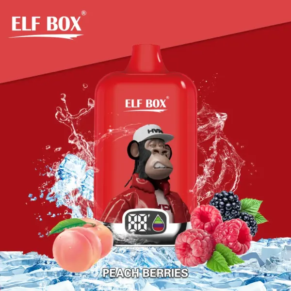 ピーチベリー フレーバー（ニコチンベイプ5%）｜ELF BOX