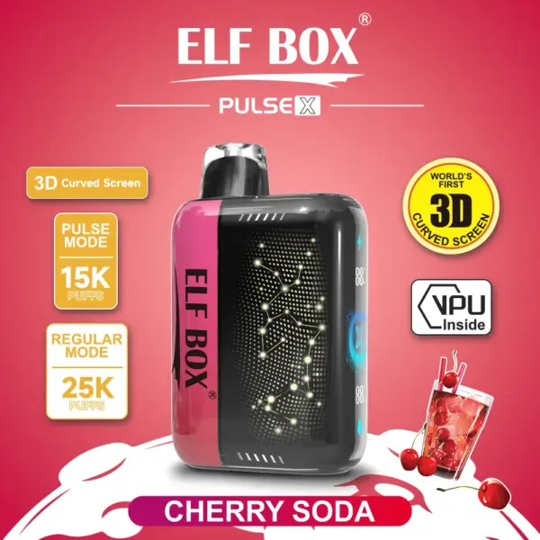 チェリーソーダ フレーバー（ニコチンベイプ5%）｜ELF BOX PLUS X